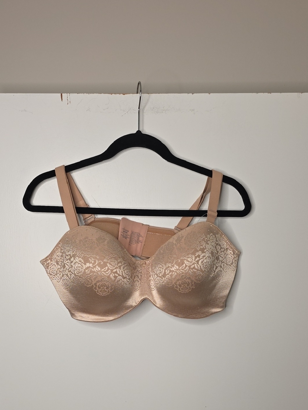 Soma Blush Lace-Overlay Convertible Bra